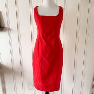 Vesper via ASOS red square neck